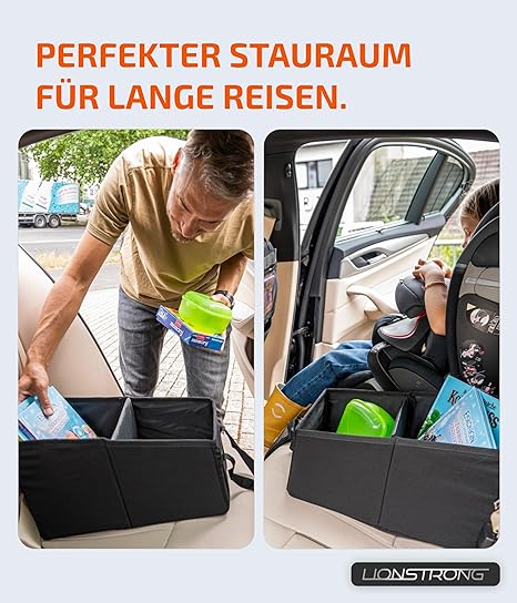 rückstellung aufbewahrung abzinsung LIONSTRONG® Auto Organizer Box für Rücksitz & Beifahrersitz schwarz [W